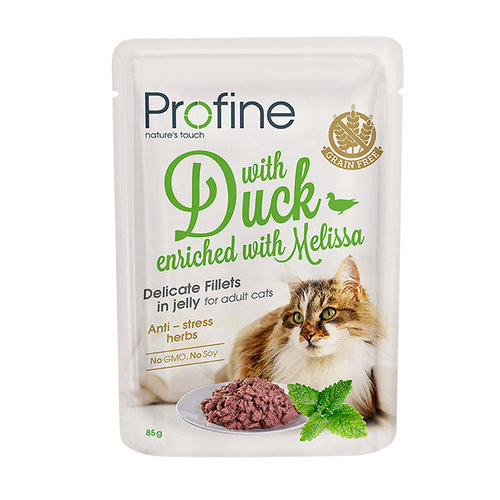 Profine PF Cat Pouch Duck Fillets in Jelly 85 gr.