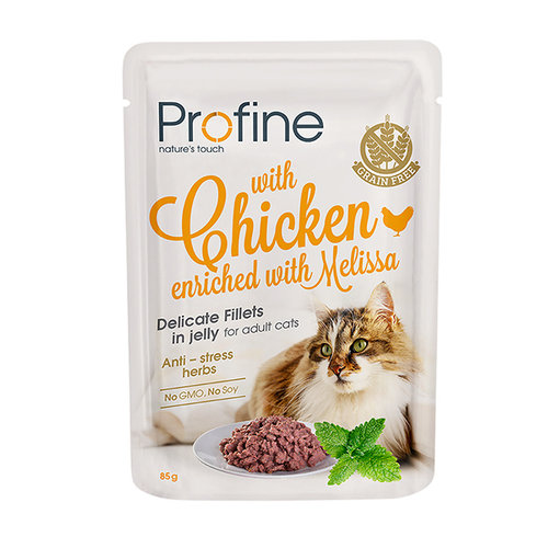 Profine PF Cat Pouch Chicken Fillets in Jelly 85 gr.