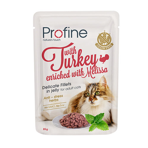 Profine PF Cat Pouch Turkey Fillets in Jelly 85 gr.