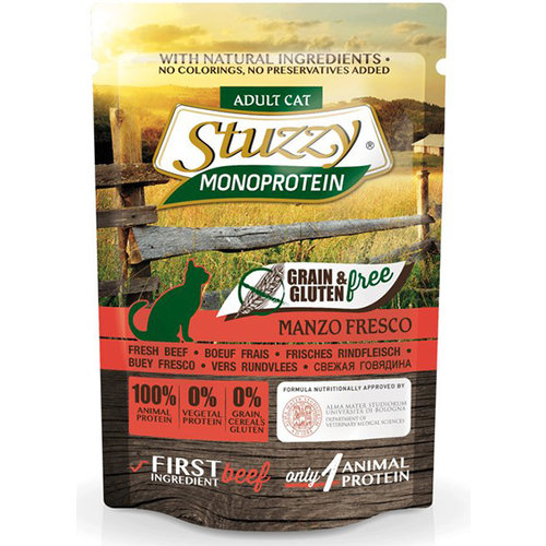 Stuzzy Stuzzy Cat Grain Free MoPr Beef 85 gr.