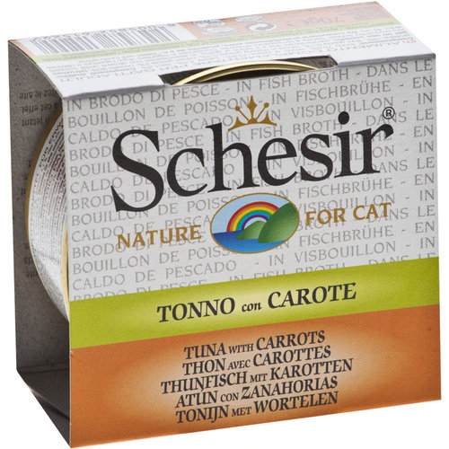 Schesir Schesir Cat Broth Tuna & Carrot 70 gr.