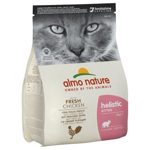 Almo Nature AN Holistic Kat Kitten Chicken&Rice 2 kg.
