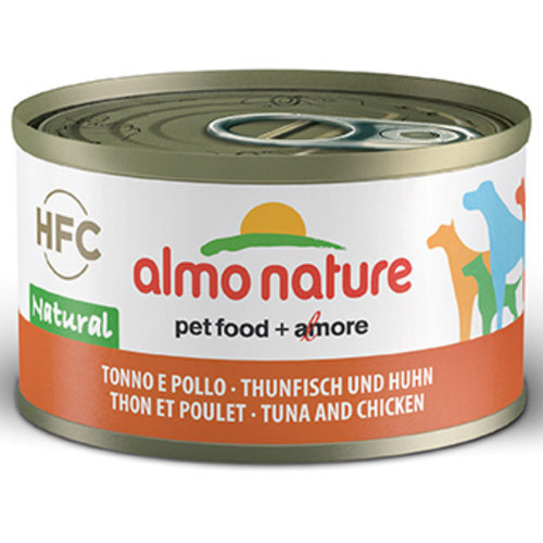 Almo Nature AN Dog HFC Natural Tonijn met Kip 95 gr.
