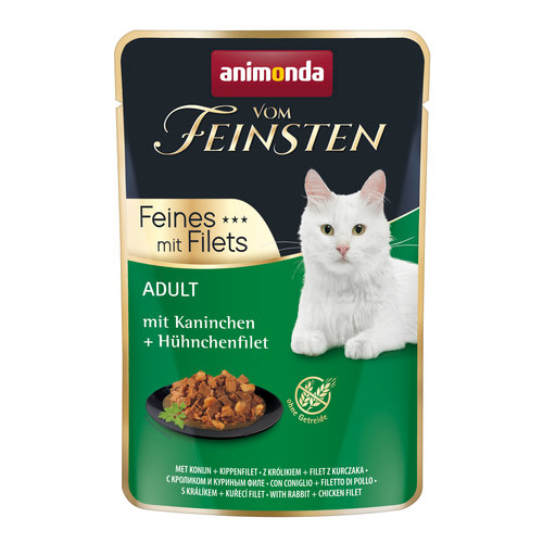 Vom Feinsten Feinsten Pouch Konijn+Kipfilet 85 gr.