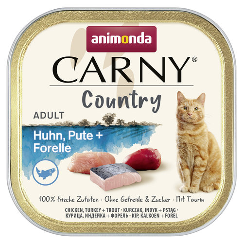Carny Carny Country Kip/Kalkoen/Forel 100 gr.