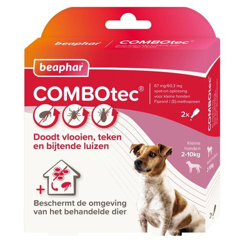 Beaphar ComboTec Dog 2-10 kg. 2 pip. 2 - 10 kg