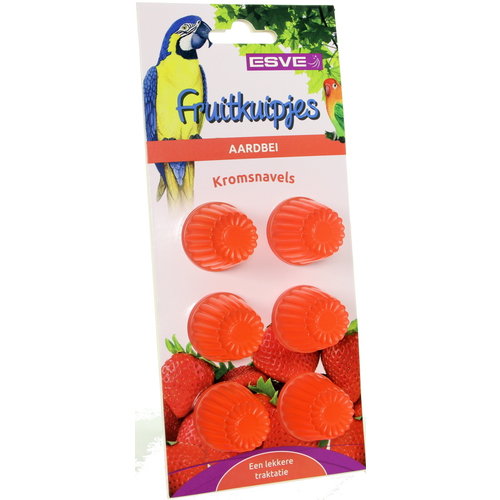 Esve Fruitkuipjes Aardbei 6 st.