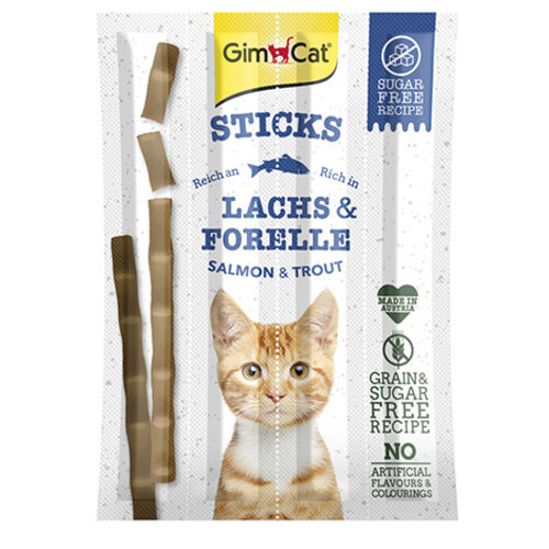 GimCat Gimcat Sticks Zalm & Forel 4 st.