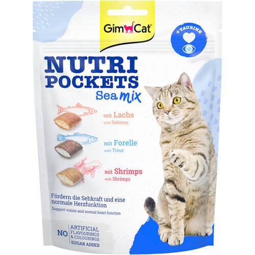 GimCat GimCat Nutri Pockets Sea-Mix  150 gr.