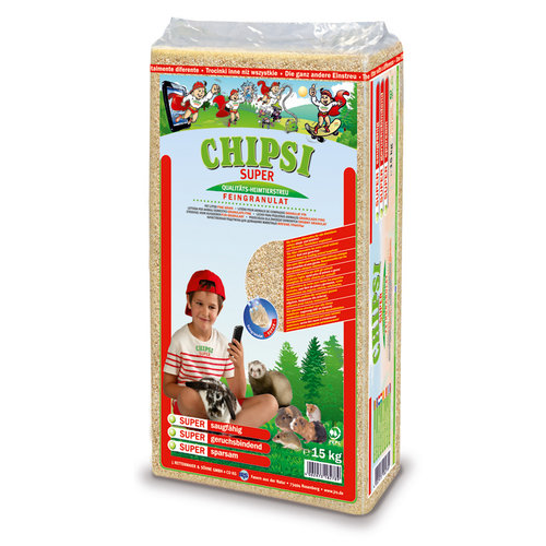 Chipsi Chipsi Houtvezel Super Granulaat 15 kg.