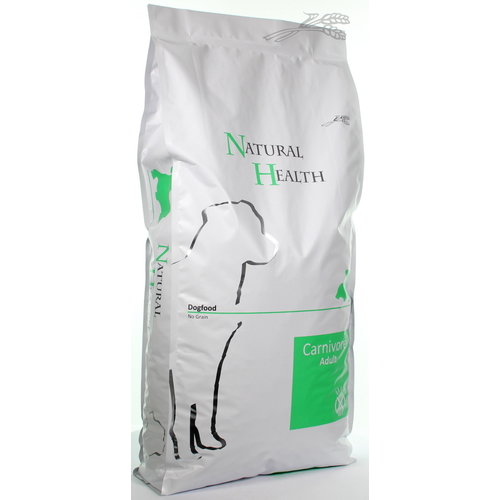 Natural Health Voer NH Dog Carnivore Adult 15 kg.