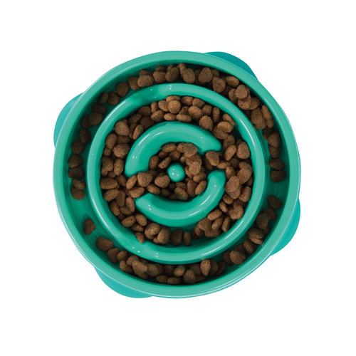 Outward Hound OH Fun Feeder Mini Teal 1 st.