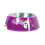 Rogz Yotz Bowlz Bubble M Pink Love 1 st. Medium