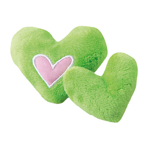 Rogz Yotz Catnip Toyz Hearts Lime 2 st. One Size