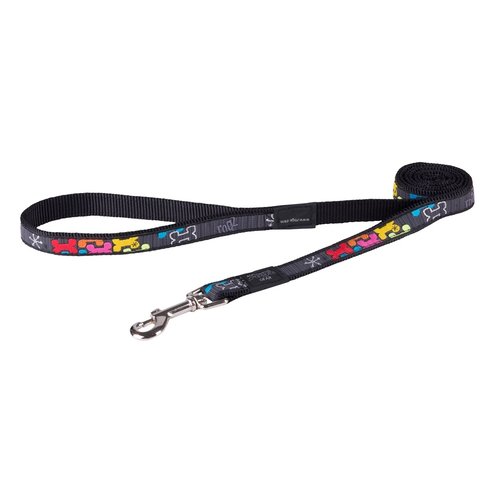 Rogz Beltz Fancy Dress LangeLijn L Multi Bone Black 1 st. Large