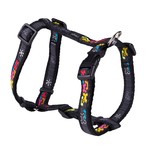 Rogz Beltz Fancy Dress Tuig M Multi Bone Black 1 st. Medium