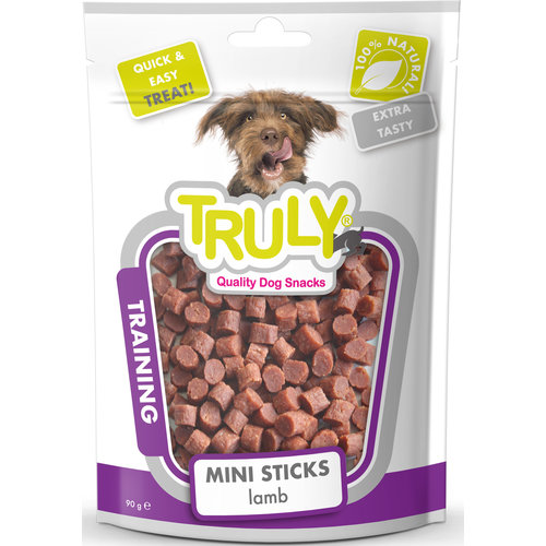 Truly Truly Snacks Dog Training Mini Sticks Lamb 90 gr.