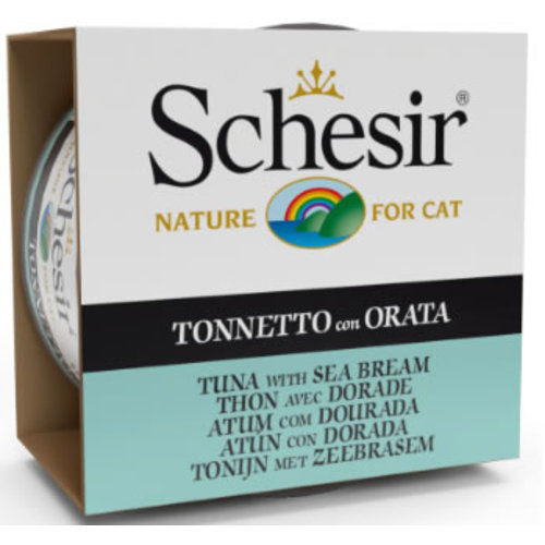 Schesir Schesir Cat Jelly Tuna with Sea Bream 85 gr.