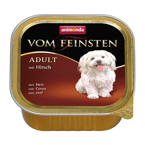 Vom Feinsten Feinsten Dog Adult met Hert 150 gr.