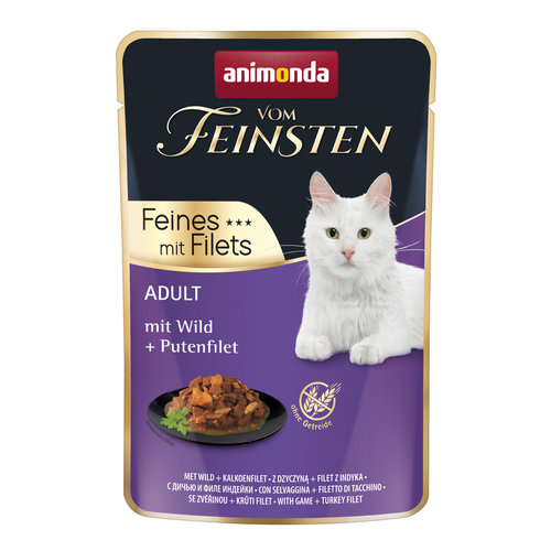 Vom Feinsten Feinsten Pouch Wild+Kalkoenfilet 85 gr.