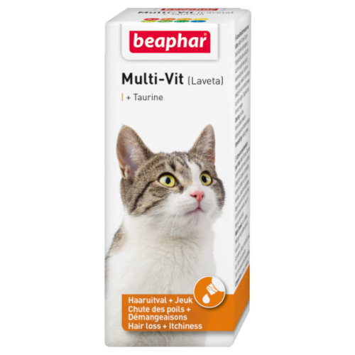 Beaphar Multi-Vit Kat+Taurine 50 ml.