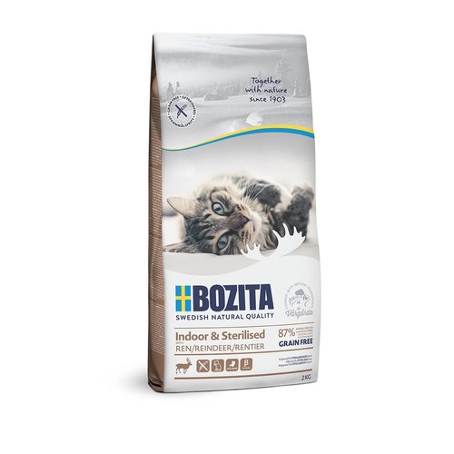 Bozita Bozita Feline Indoor & Sterilised Grain Free 2 kg.