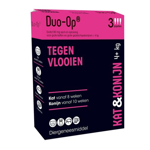 Emax Duo Op 80mg kat & konijn vanaf 4kg 3 pip.