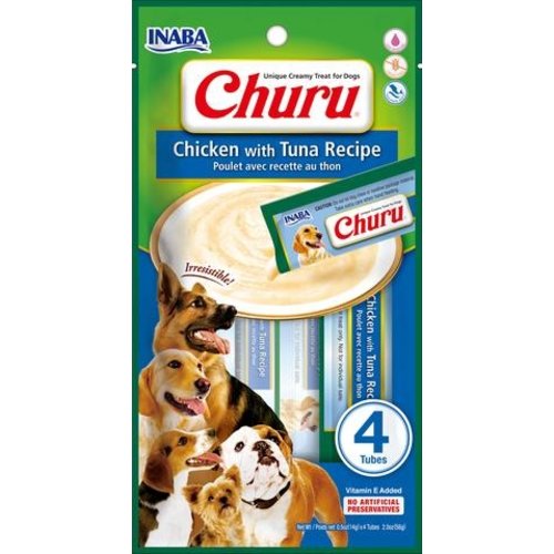 Inaba Inaba Dog Churu Chicken & Tuna 4x14 gr.