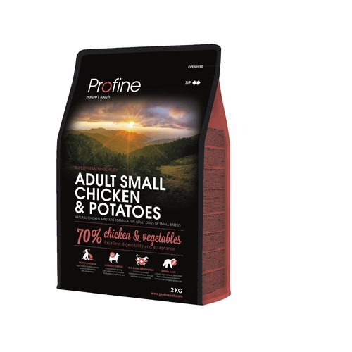 Profine PF Adult Small Breed Chicken & Potatoes 2 kg.