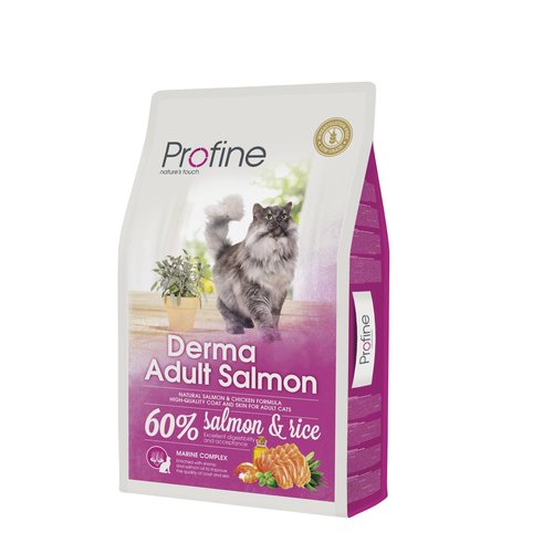 Profine PF Cat Derma Adult Salmon 10 kg.
