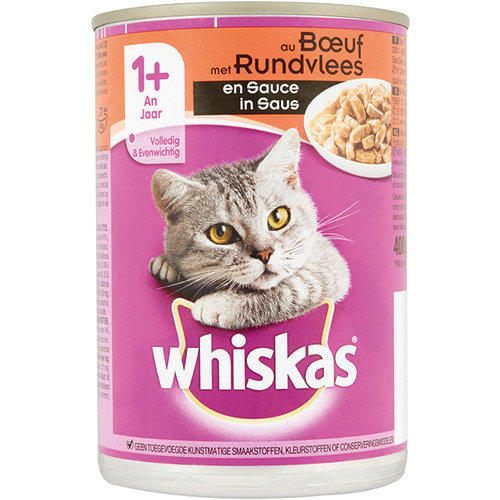 Whiskas Whiskas-Rund in Saus 400 gr.