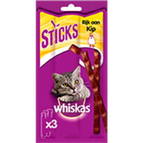 Whiskas Whiskas Cat Sticks Kip 3 st. 1 st.