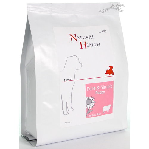 Natural Health Voer NH Dog Lamb & Rice Puppy 400 gr.