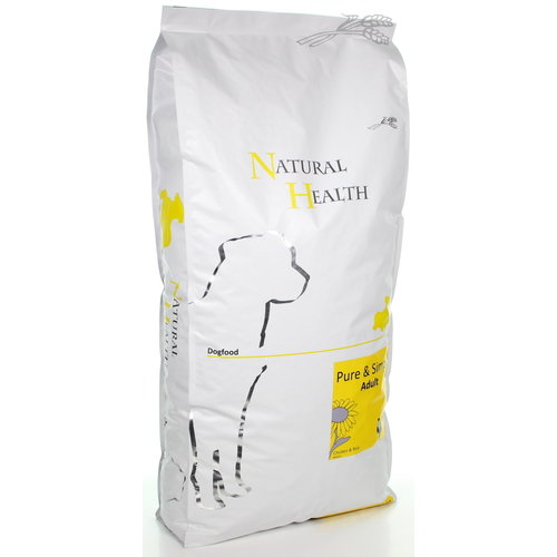 Natural Health Voer NH Dog Chicken & Rice 12,5 kg.