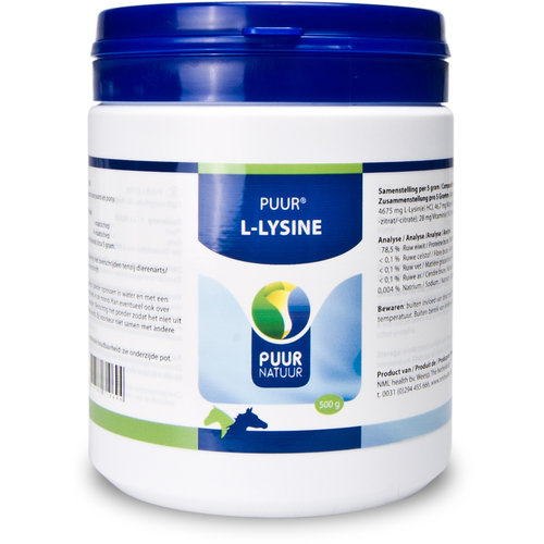 Puur Natuur Puur L-Lysine Compleet P+P 500 gr.