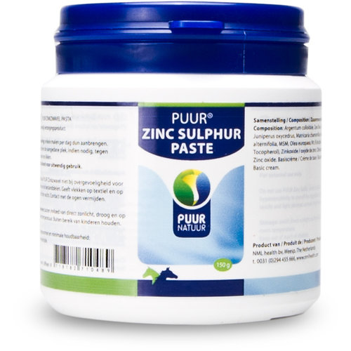 Puur Natuur Puur Zinc Sulphur Paste P+P 150 gr.