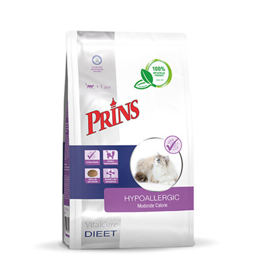 Prins Prins Dieet Cat HypoAllergic Moderate Calorie 1,5 kg.