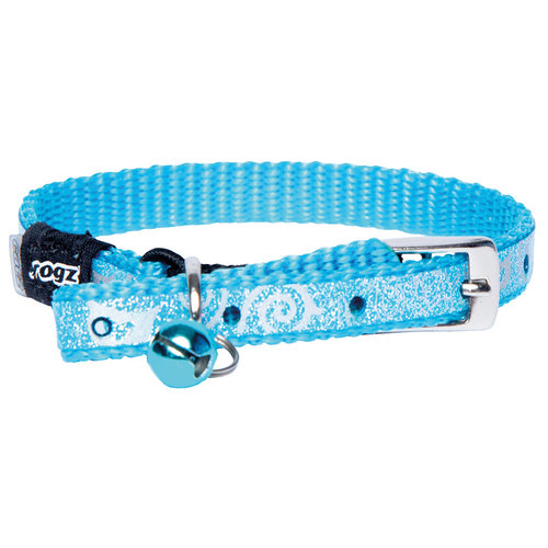 Rogz Beltz Catz Sparklecat Halsband XS Turquoise 1 st. Extra Small