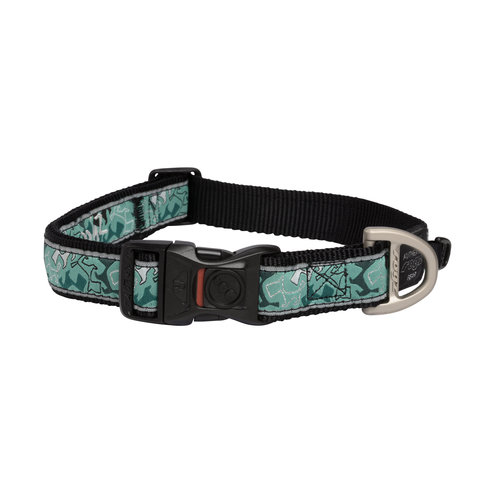 Rogz Beltz Fancy Dress Halsband XL Mint Dog-Black 1 st. Extra Large