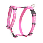 Rogz Beltz Fancy Dress Tuig M Roze Paw 1 st. Medium