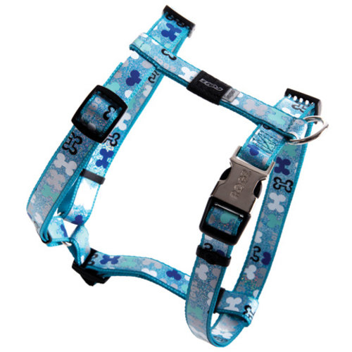 Rogz Beltz Lapz Trendy Tuig M Blue Bones  1 st. Medium