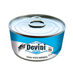 Devini Devini Cat Tuna With Shrimps 70 gr.