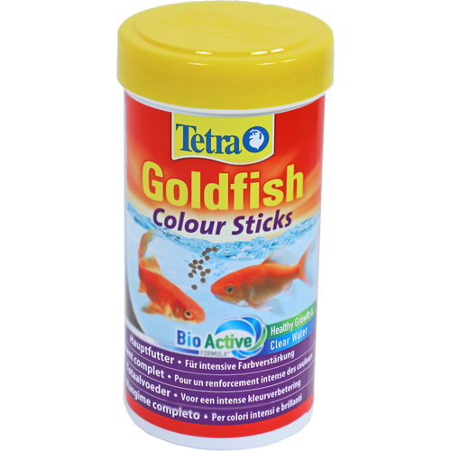 Tetra voeders Tetra Goldfish Colour sticks, 250 ml.