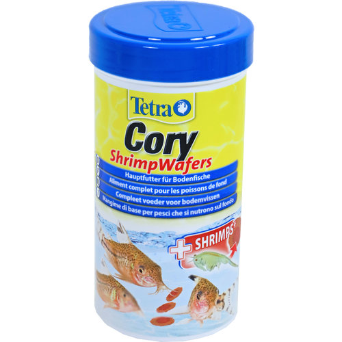 Tetra voeders Tetra Cory Shrimp Wafers, 250 ml.