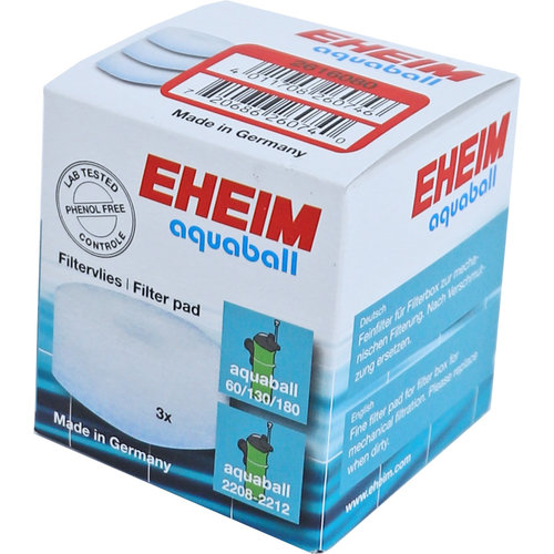 Eheim Eheim filtervlies Aquaball, doos a 3 stuks. 2616080