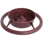 Losse onderbak voor glazen pot.