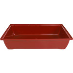 Interzoo Interzoo onderbak Labyrint, burgundy.<br /><br />
Afmeting: 50,5x33x11 cm.