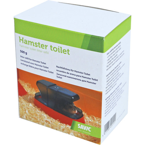 Savic Savic navulling zand 500 gram, voor hamstertoilet.