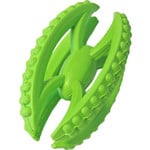 Boon hondenspeelgoed rubber X-rugbybal 13 cm, groen.