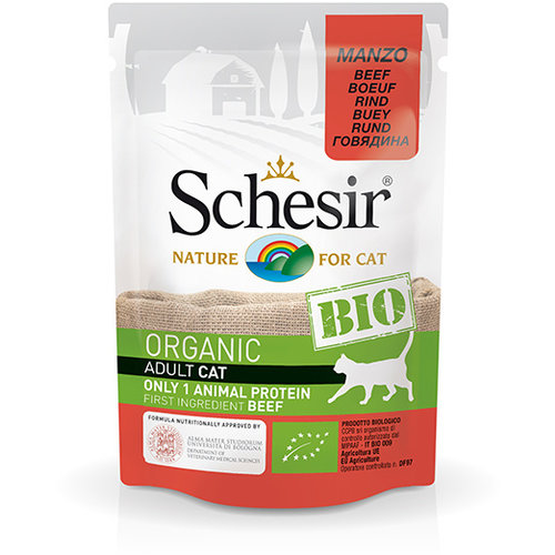 Schesir Schesir Cat Bio Beef 85 gr.